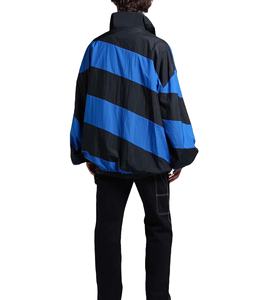 Chaquetas cortavientos arrugadas de nailon personalizadas de talla grande para hombre, chaqueta cortavientos ligera e impermeable con cremallera para hombre - Product Image 6