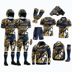 Uniforme Ligero de Fútbol Americano para Equipo, Estilo Tackle Twill para Adultos, Pantalón Corto 100% Poliéster, Antibacterial, Transpirable y de Secado Rápido - Product Image 2