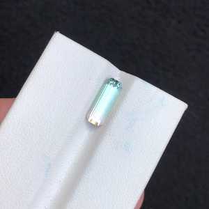 Tourmaline Verte Naturelle Taille Émeraude Pierre Précieuse Facettée Non Montée Origine Afghanistan Haute Qualité Certifiée Bijou Gemme - Product Image 1