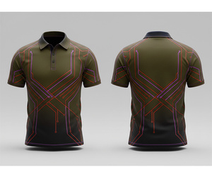 OEM Custom Sublimation Polo Shirt Men Women Sports Uniform Durable Stitching for Men Women Youth Quick-Dry Dry-Fit Active Polo - Product Image 3