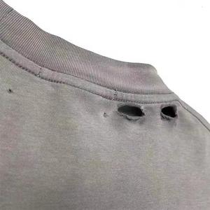 Custom <b>Sun</b> Fade Distressed Oversized Acid Wash T Shirts 100% Cotton <b>Drop</b> Shoulder TShirts For Streetwear & Casualwear For Unisex - Product Image 3
