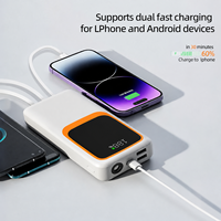 Batterie externe portable 20000 mAh, charge super rapide, 20000 mAh pour téléphone, charge rapide d'urgence, compatible avec iPhone
