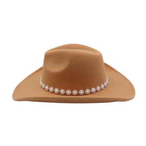 Traditional Wide Brim <b>Western</b> Cowboy <b>Hat</b> for Outdoor Ranch Rodeo Casual Fashion Country Style Everyday Wear - Product Image 1