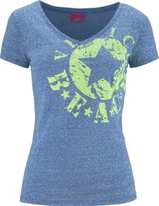 เสื้อยืดลำลองผ้าฝ้าย100% กันขนยาวสั้นสำหรับผู้หญิงเสื้อยืดลำลองผ้าฝ้ายแบบสั้นเป็นมิตรกับสิ่งแวดล้อมสีชมพูพิมพ์ลายปล่อยโลโก้ป้องกันการเกิดขน - Product Image 4