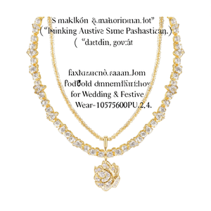 Sparkling Austrian Stone Fashion Jewelry <b>Set</b> for Wedding & Festive Wear-10575608PU_2.4 - Product Image 2