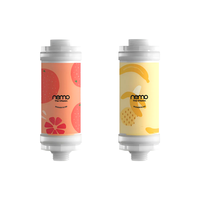 Filtre de douche aromatique NEMO pour l'élimination du chlore résiduel, technologie 2 étapes en plastique, installation et utilisation manuelles faciles, garantie 1 an
