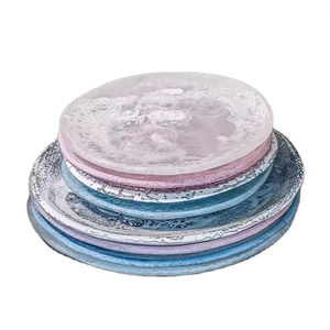 Bol à fruits artisanal en résine époxy, design indien fait main, couleur bleue, sur mesure, prix bas. - Product Image 2