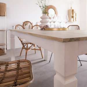 โต๊ะอาหารไม้มะม่วง แวนดาน่า นิมบัส ลูนาริส - Product Image 5