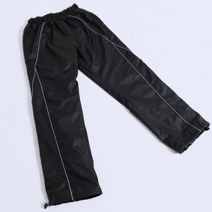 Hot Sale Blank <b>Black</b> Hooded <b>Windbreaker</b> Tracksuit Custom Techwear Contrast Piping Cropped Jacket Adjustable Unisex Nylon Sets - Product Image 3