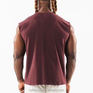 Nuevas Camisetas de Tirantes de Algodón para Hombre, Diseño de Logotipo Personalizado de Alta Calidad, Camisetas de Tirantes Extra Grandes para Fisicoculturismo, Camisetas de Gimnasio para Hombre - Product Image 5