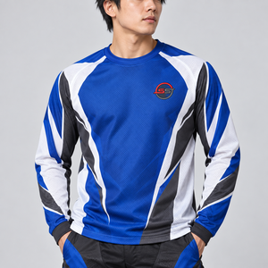 Maillot de motocross de qualité supérieure, tissu respirant, coupe confortable, construction durable, design pour la moto tout-terrain. - Product Image 4