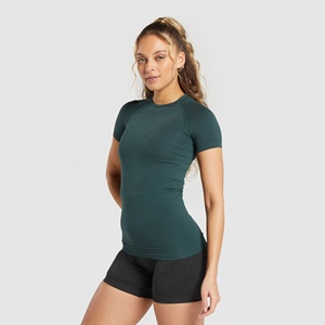 Camisetas de compresión sin mangas para mujer, Camiseta deportiva para correr, Fitness, gimnasio, camiseta atlética, camiseta de LICRA transpirable para entrenamiento muscular - Product Image 1