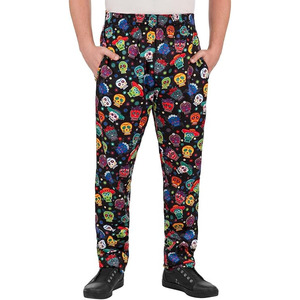 Pantalon de Chef Unisexe en Coton à Taille Haute Élastique pour les Employés de Restaurant et de Bar avec un Confort Optimal - Product Image 1