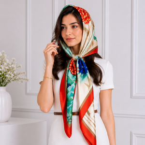 Soft Viscose Floral Women Shawl Fashion Hijab Lightweight Long Scarf Premium Elegant <b>Head</b> <b>Wrap</b> Daily Wear - Product Image 3