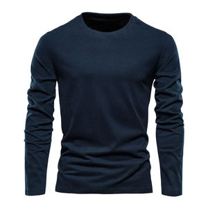 เสื้อยืดผู้ชายคุณภาพสูงแบบถักอย่างดี เสื้อผ้ากีฬา เสื้อออกกำลังกาย เสื้อคอมเพรสชั่น แขนยาว แห้งเร็ว เสื้อยืดผู้ชายแบบสั่งทำ - Product Image 4