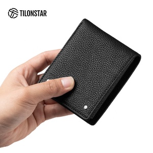 TILONSTAR TVW178P Cartera Billetera Plegable Portátil Inteligente con Bloqueo RFID de Cuero Genuino para Tarjetas de Crédito para Hombre - Product Image 5