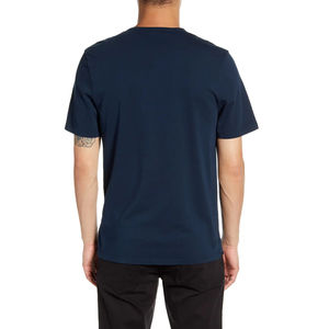 Camiseta Básica de Algodón 100% de Peso Pesado para Hombre, Corte Regular, Manga Corta, Logotipo Personalizado, Transpirable, Ropa Urbana - Product Image 2