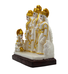 Estatua Tradicional Hindú de Ram Darbar para Adoración, Ídolo Dorado de Ram Darbar para Decoración del Hogar, Precio al por Mayor por Exportador - Product Image 3
