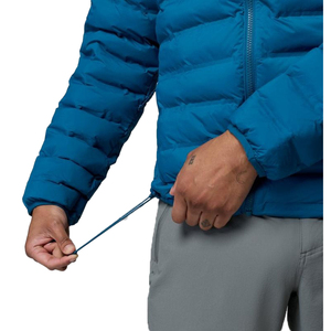Veste matelassée à capuche pour homme, 340 grammes, nylon, isolée, hiver, chauffante, écologique, légère, chaude, voyage, décontractée - Product Image 6