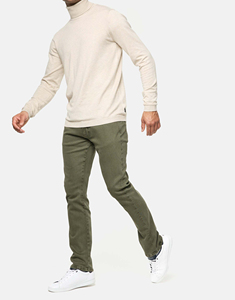 Pantalones Vaqueros de Mezclilla para Hombre, Estilo Casual, a la Moda, Ajustados, Estilo Urbano, en Venta - Product Image 1