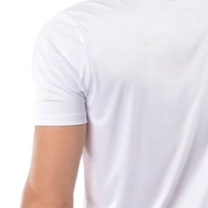 T-shirt blanc à manches courtes et col rond pour homme, classique, décontracté, basique, doux, pour le sport, l'entraînement, le streetwear - Product Image 5