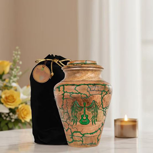 Personalized Wooden Urn for Loved Ones Handmade Wooden Ashes Urn with Secure Closure by AYAANS - Product Image 1