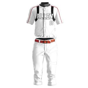 ชุดกีฬาเสื้อเบสบอลระบายอากาศได้ดีชุดเสื้อเจอร์ซีย์พิมพ์ลายย้อมสีซับลิเมชันตามสั่ง - Product Image 1