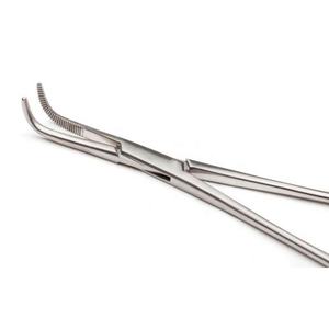 คีมจับหลอดเลือดแบบมุมฉาก ทำจากเหล็กกล้าไร้สนิมสำหรับการผ่าตัด ยี่ห้อ NEMAS CARE INTERNATIONAL รุ่น NMC-DES-0001 สำหรับการผ่าตัดทั่วไป ได้รับการรับรองมาตรฐาน CE - Product Image 2