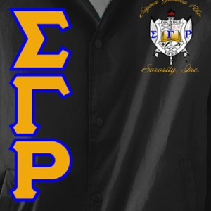 Veste coupe-vent personnalisée Sigma Gamma Rho avec lettres grecques, légère, pour sororité, vêtement de sport, mode, vente en gros - Product Image 5