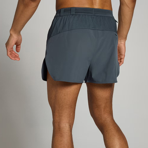 Pantalones cortos con cordón para hombre, color marrón, con estampado de Los Ángeles y logotipo cruzado en el bolsillo delantero, estilo casual. - Product Image 5