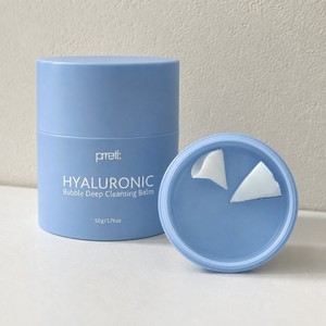 บาล์มทำความสะอาดผิวหน้า Prreti Hyaluronic Bubble Deep Cleansing Balm 50 กรัม บาล์มทำความสะอาดผิวหน้าจากเกาหลี กำจัดเครื่องสำอางค์ ขายส่ง ผลิตภัณฑ์ดูแลผิว - Product Image 1