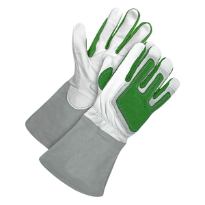 Guantes de Soldadura de Piel de Vaca con Logotipo Personalizado, Resistentes al Calor y Cómodos, Guantes de Trabajo Blancos para Soldadura TIG/MIG - Product Image 5