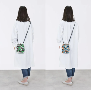 Canvas Coin <b>Purse</b> Crossbody Wallet Kiss Lock Shoulder Pouch Cloud Pattern for Daily Travel - Product Image 3