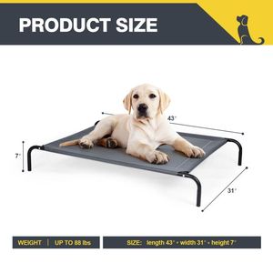 Letto per animali domestici rialzato per cani medio-grandi - Product Image 1