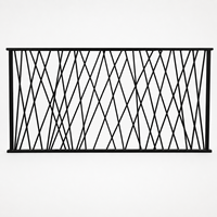 Panneau de balustrade en aluminium noir moderne à motif croisé avec design géométrique en losange pour balcon, escalier, villa, hôtel, décoration intérieure