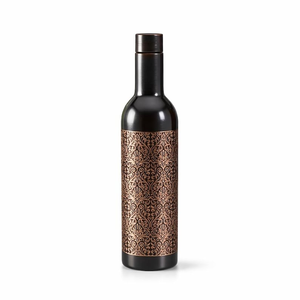 Elegant Black <b>Copper</b> Water <b>Bottle</b> Handcrafted Ayurvedic Flask Sustainable Reusable Drinkware Premium Artisan Hydration <b>Bottle</b> - Product Image 1
