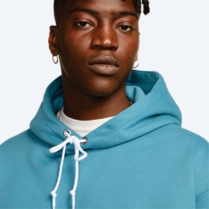 Pull à capuche unisexe en coton mélangé brodé, respirant, épais, décontracté, mode hiver, avec poches, coupe classique, vente en gros - Product Image 3