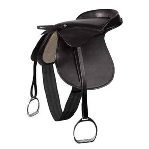 Bordas de cuero reforzadas que previenen el desgaste durante la montura extrema al aire libre. Silla de montar de cuero para caballos. - Product Image 2