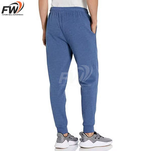 Pantalones de chándal anchos y holgados personalizados para hombre, de alta calidad, 100% algodón, estilo baggy y acampanado - Product Image 3