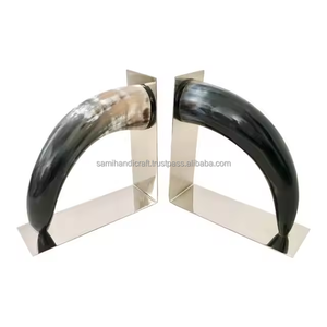 Taza de cuerno de alta calidad cuerno para beber con soporte de cuero comida segura cuerno genuino beber taza vikinga taza para boda hogar - Product Image 5