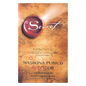 หนังสือ "The Secret" โดยผู้เขียน รอนดา เบิร์น ฉบับปกอ่อน พิมพ์แบบสั่งทำพิเศษ - Product Image 1