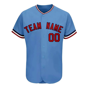 Maillot de baseball en polyester OEM personnalisé pour équipe, manches courtes, imprimé, grande taille, respirant, séchage rapide - Product Image 6