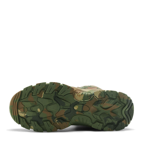Botas de Senderismo Tácticas de Camuflaje para Hombre, Parte Superior Sintética, Suela de Goma, Impermeables, Antideslizantes, para Uso en Exteriores en Todas las Estaciones - Product Image 3