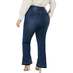 Pantalones Vaqueros de Diseño Único, Estilo Retro Americano, Holgados, de Pierna Recta, para Mujer - Product Image 3