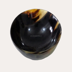 Cuenco de cuerno natural, único, artístico, hecho a mano, sin BPA, plato para servir alimentos, ligero y duradero, ecológico y desechable - Product Image 5