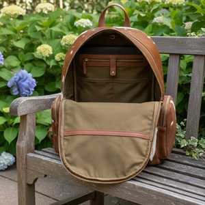 Custom Hair-On Leather <b>Backpack</b> Genuine Cowhide Travel School <b>Laptop</b> Bag Handmade Wholesale Supplier Bulk Orders LHBP-0010 - Product Image 4