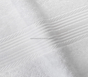 Ensemble de 6 serviettes de bain en coton – Vente en gros, serviettes douces et absorbantes 500 GSM avec logo - Product Image 4