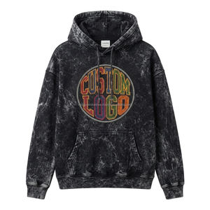Sweats à capuche oversize en gros, broderie de logo personnalisée, impression numérique, molleton de coton, OEM ODM, streetwear, vacances, vente en gros, faible MOQ - Product Image 6