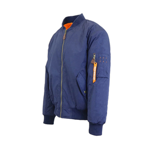 Winter Hooded High Quality Breathable <b>Canvas</b> <b>Plain</b> Windbreaker Bomber Jacket OEM Service Private Label Customizable Men's - Product Image 4
