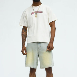 Conjuntos de Shorts de Mezclilla para Hombre, Shorts de Mezclilla de Buena Calidad, Shorts de Mezclilla con Lavado Ácido, Precio Bajo, Stock de Fábrica, Conjuntos Casuales para Hombre - Product Image 3